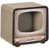 Cat Scratching Post, 2-in-1 TV Shape, House and Mat, Corrugated Cardboard, 39 x 29 x 37 cm, Brown