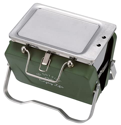 Captain Stag UG-1571 Silver Iron Plate, Extra Thick Stainless Steel Grill Plate, B6 Size, Made in Japan