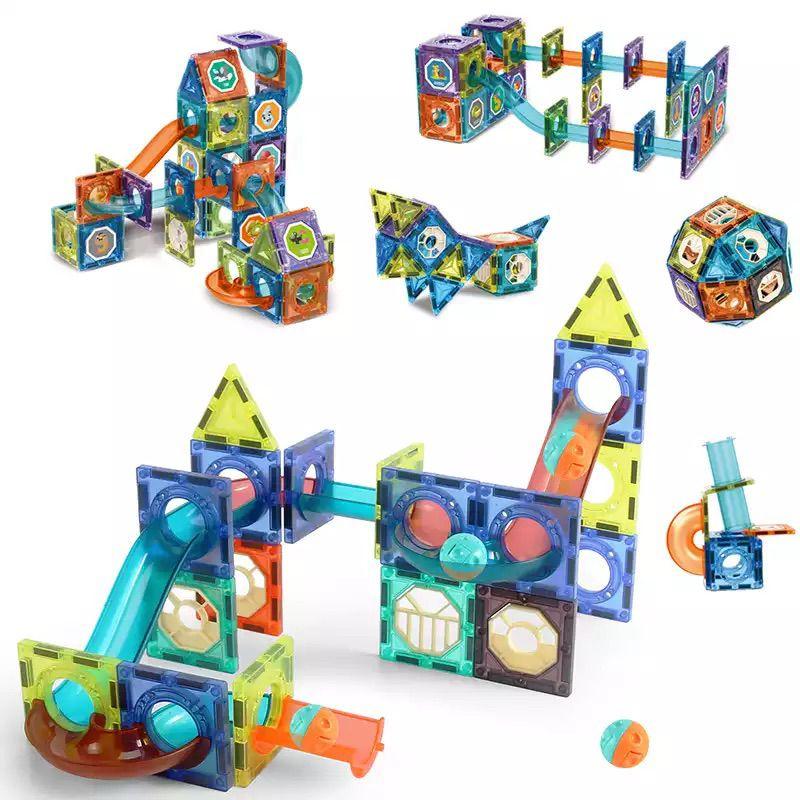 Magnetic Lighting Building Blocks With Multicolor Educational Design**