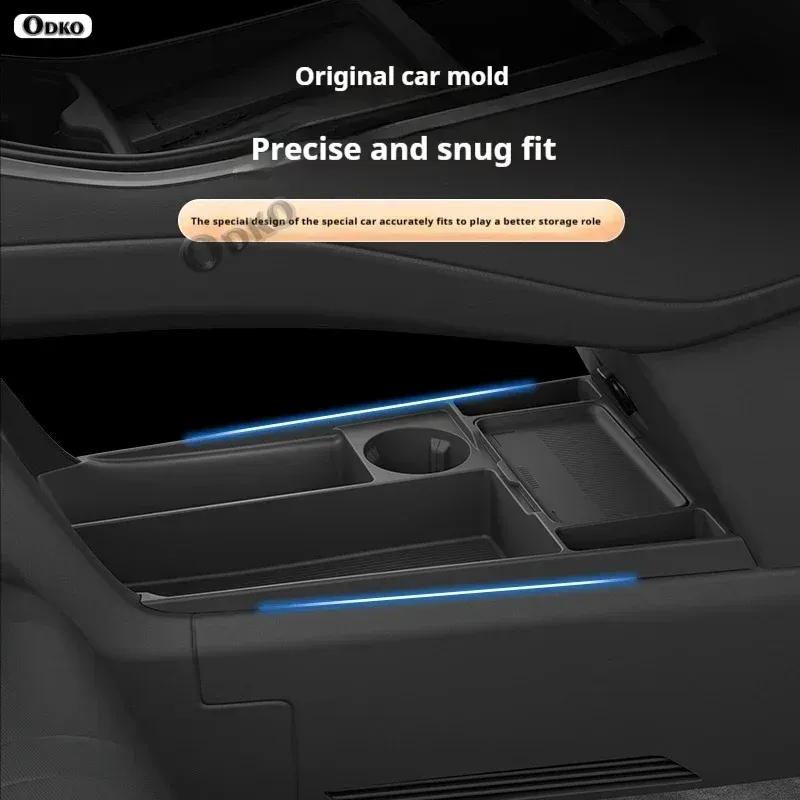 Silicone Storage Box 2025 FOR NIO ONVO L90 Center Console Modification Anti-slip Pad Accessories Organizer Decoration