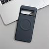 Stylish Carbon Fibre Pattern PC Phone Cases For Google Pixel 10 9 8 7 6 A Pro XL Magnetic Wireless Charge Plain Protective Cover