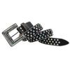 European & American Rhinestone Square Buckle Leather Belt - Sequin Punk Rock Style