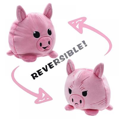 Lalka pluszowa Flip Pluszowa zabawka Słodka lalka Pluszowa zabawka Zmieniająca twarz Dwustronna odwracalna lalka 10 cm