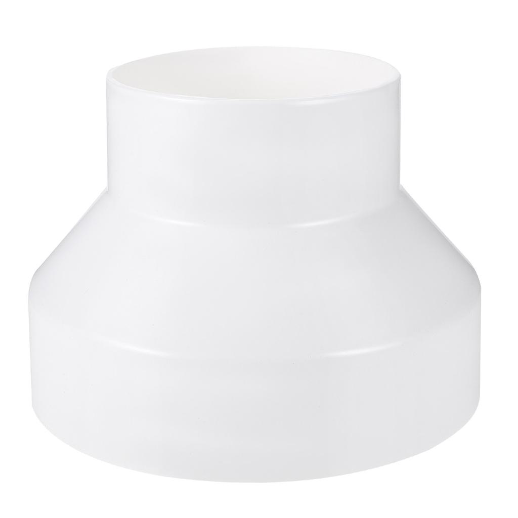 Duct Reducer ABS Plastic Ventilation Pipe Adapter 150Mm To 100Mm Straight Duct Connector Exhaust Adapter for Dryer Extractor Fan