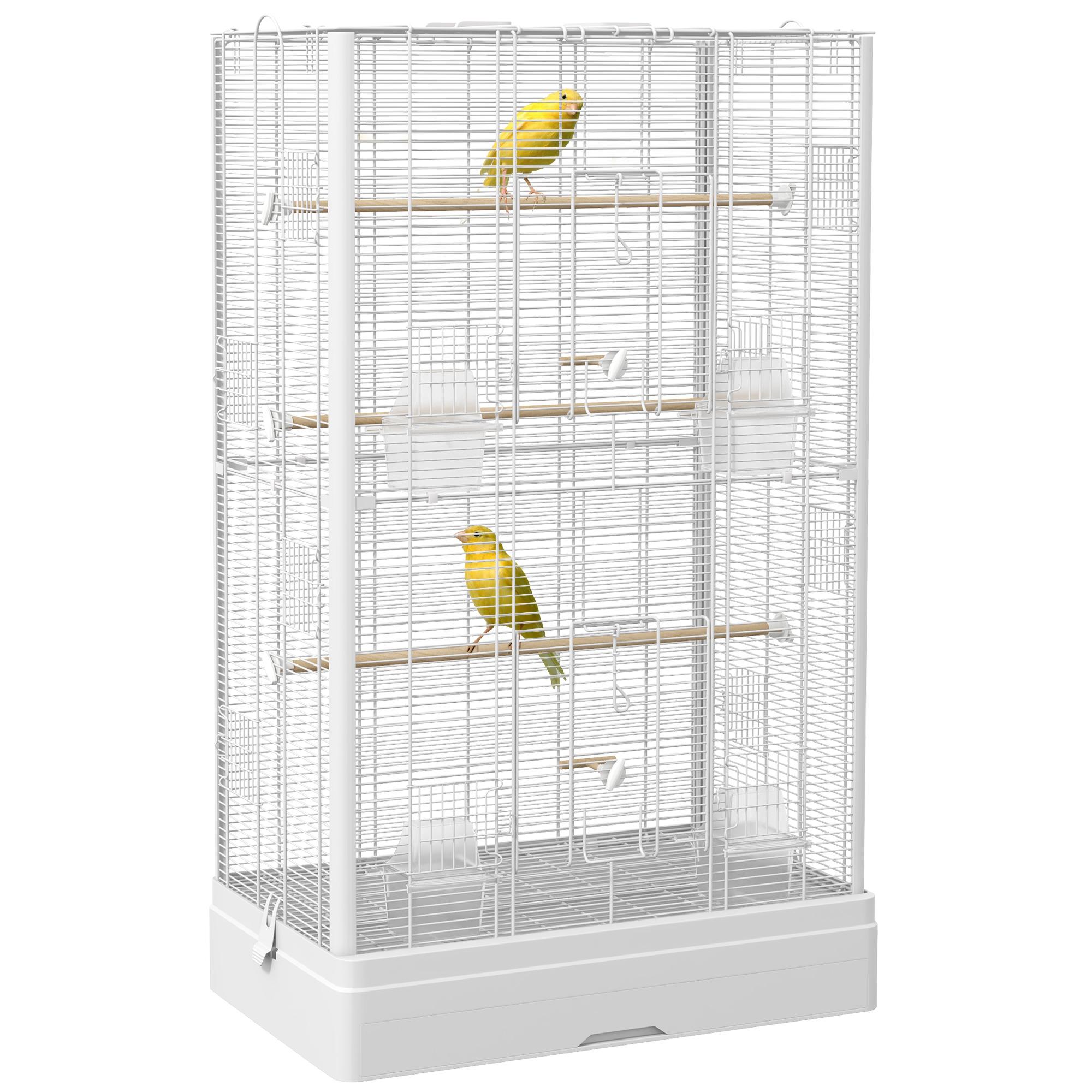 Bird Cage with Removable Tray and