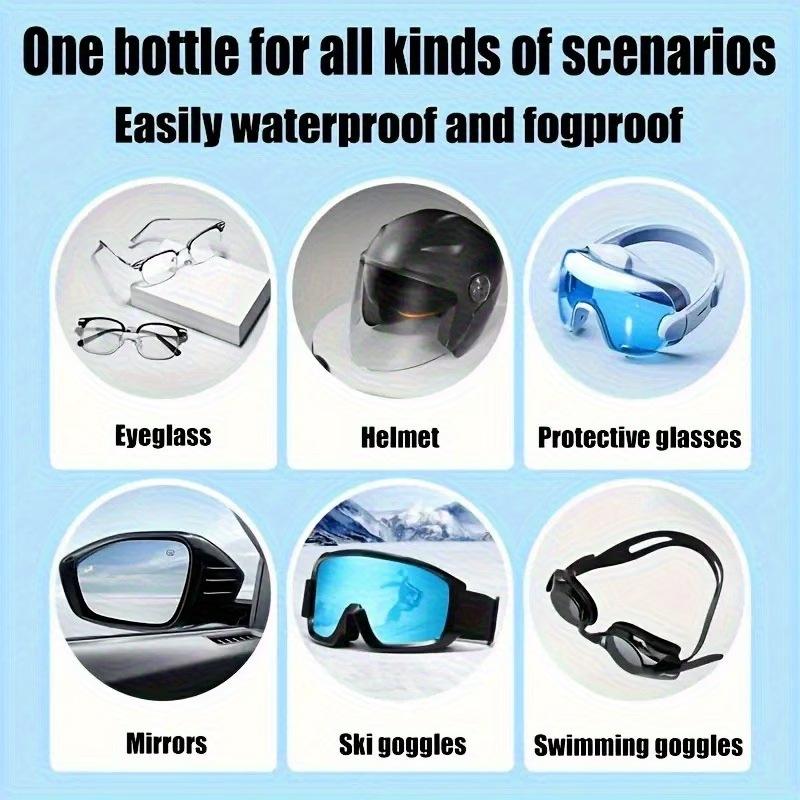 Anti-Fog Spray for Goggle - Long-lasting Clarity,Fog Prevention for Swimming,Diving - Safe for Contact Lens Wearers and Athletes