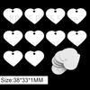 100Pcs Customize Sublimation Dog Tag Pet Aluminum Id Cat Accessories Address Tag For Dogs Heat Transfer Printing Blank Nameplate