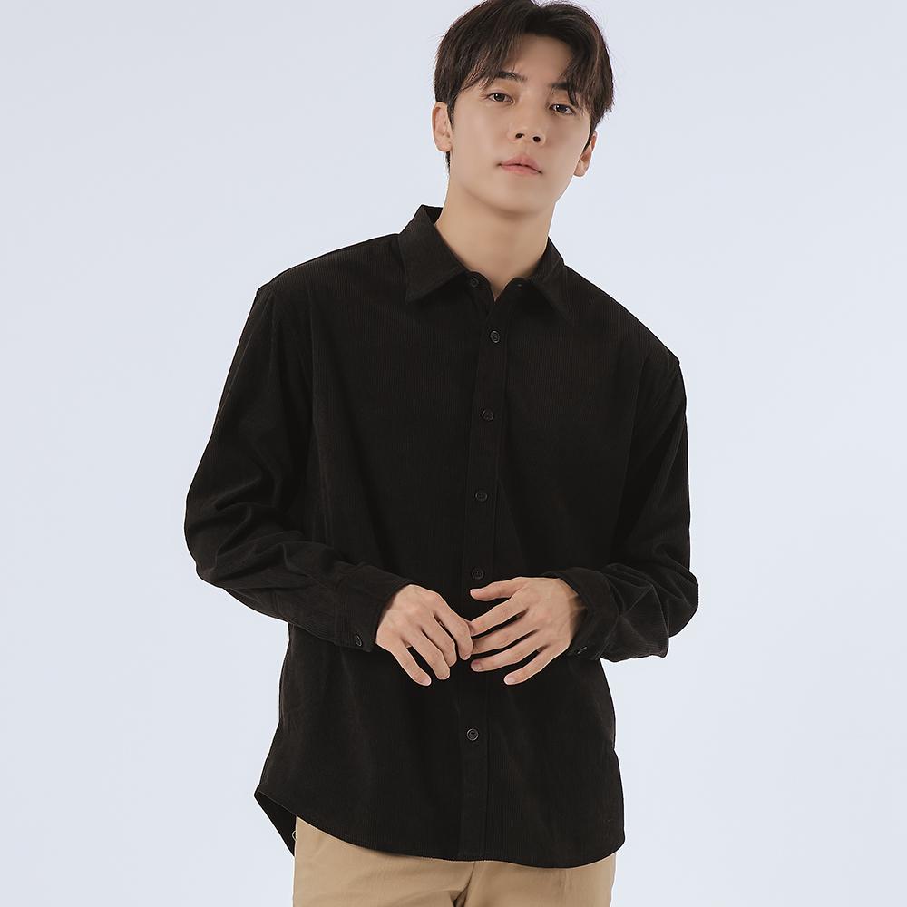 LXT Corduroy Straight Shirt [Black]
