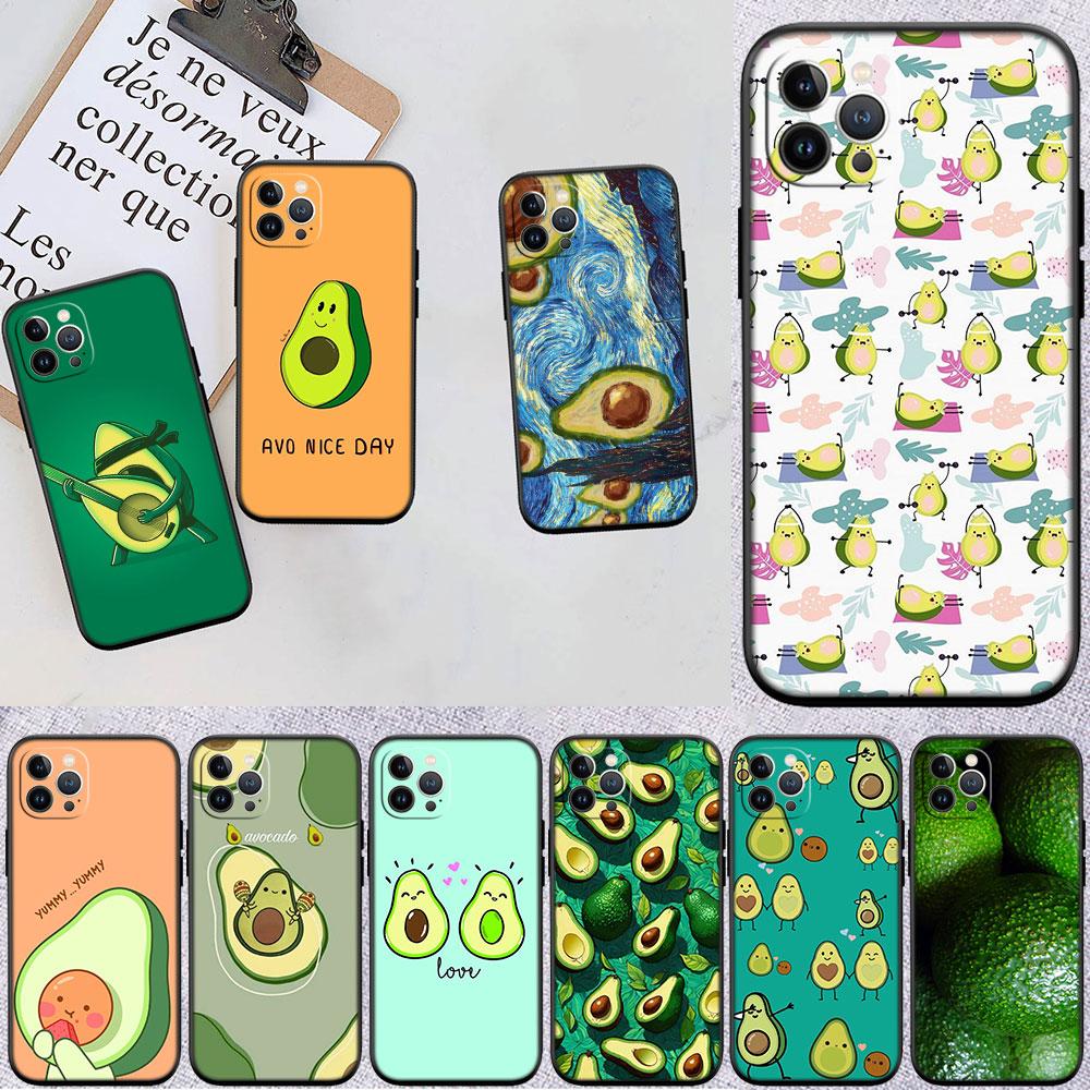 CJ13 Avocado fruit art Soft Shell Phone Case for Xiaomi Xiaomi Poco M4 M5 M6 M7 X3 X6 X7 F8 Ultra Pro GT NFC