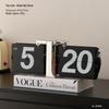 Mechanical Desk Clock: Automatic Page-Turner for Home Decoration