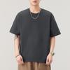 260g Heavy Short-sleeved T-shirt for Men's Summer New Loose Round Neck Five-point Sleeve T-shirt Pure T-shirt