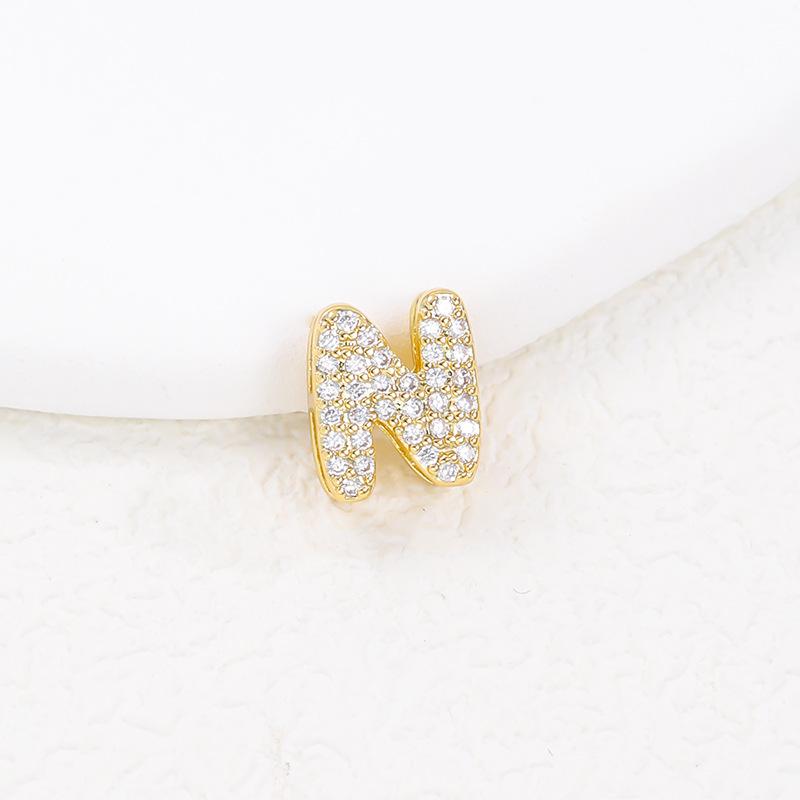 Initial A-Z Letters Pendant Necklace Women Men Choker Stainless Steel Necklace Pendant Necklace Gold Color Hip Hop Iced