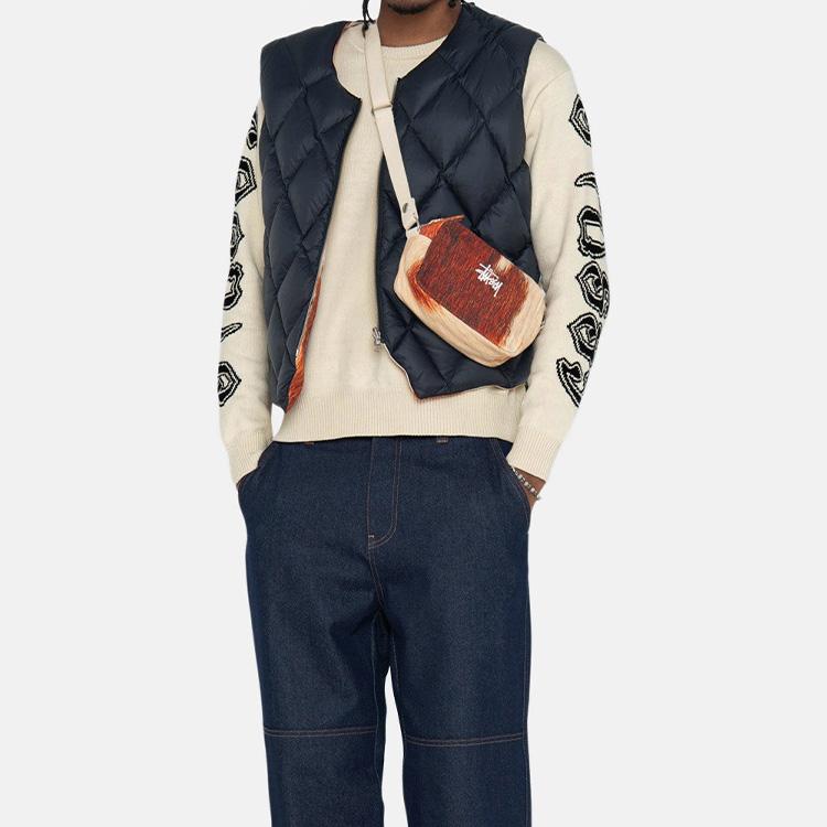 Stussy Canvas Side Pouch Cowhide 134255-COWH