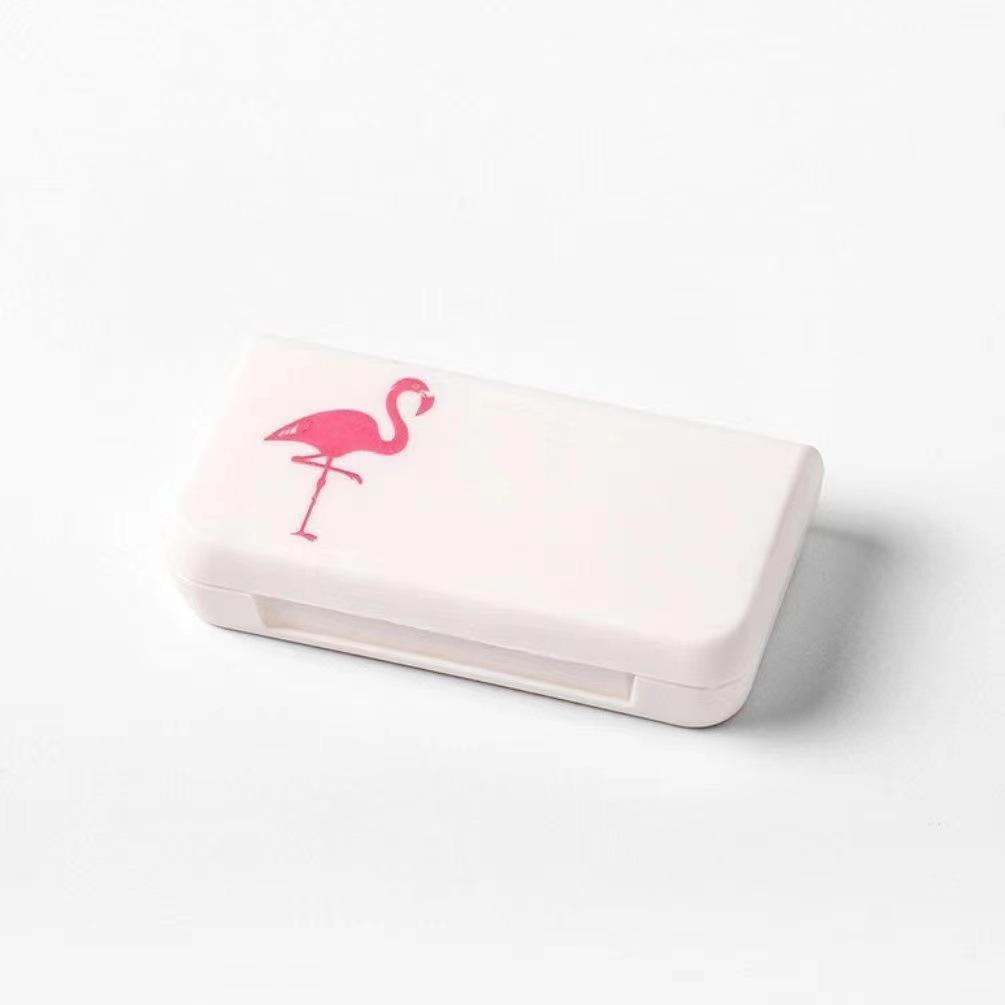 Compact Travel Pill Organizer with Secure Compartments