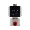 304 Stainless Steel 2 Way High Pressure Normally Closed Solenoid Valve G 1/4" 1/8" AC220V DC24V Orifice 1.2mm 200Bar 2mm 100Bar