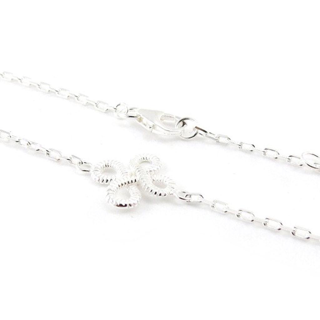 Les Trésors De Lily [J0836] - Stříbrný náramek 'Choreografie' postříbřený (rhodiovaný) - 12 mm