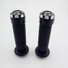 Universal Aluminum CNC Motorcycle 7/8" 22mm Handlebar Grips Rubber Gel Hand Grips with Bar End