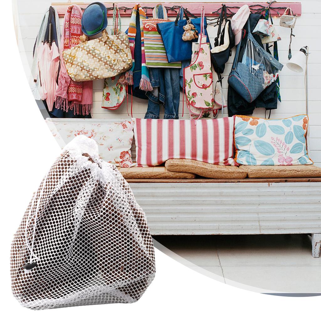 Kit New Part Tool Household Laundry Bag Net Bag Thick Hollow Out Large Mesh Washing Machine Accessories College