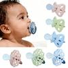 Food Grade Dummy Soother Pacifier Adorable Flower / Bowknot Shaped Pacifier For Newborns Make Of Silicone