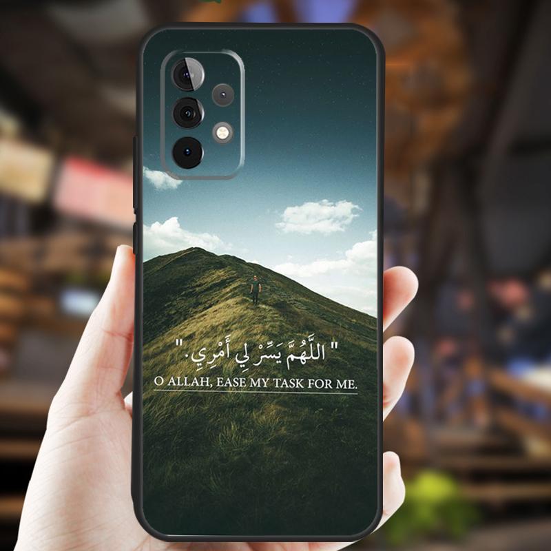 Quran Muslim Surah Ikhlas Islamic Case For Samsung Galaxy A34 A06 A05 A32 A16 A55 A36 A26 A54 A14 A22 A52 A35 A15 A53 A13 A56