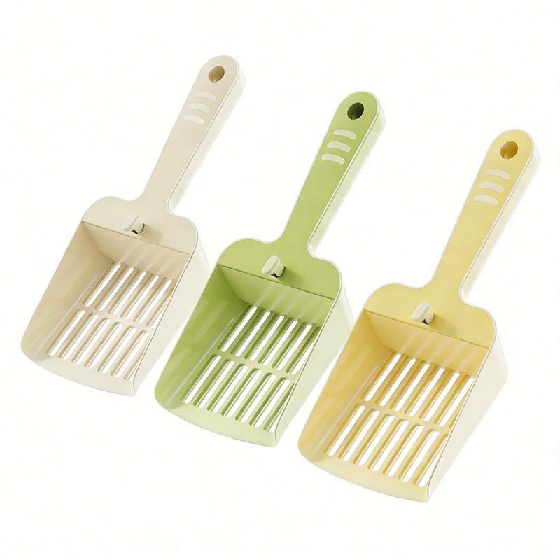 Adjustable Cross-Border Plastic Cat Litter Scoop for Tofu Litter