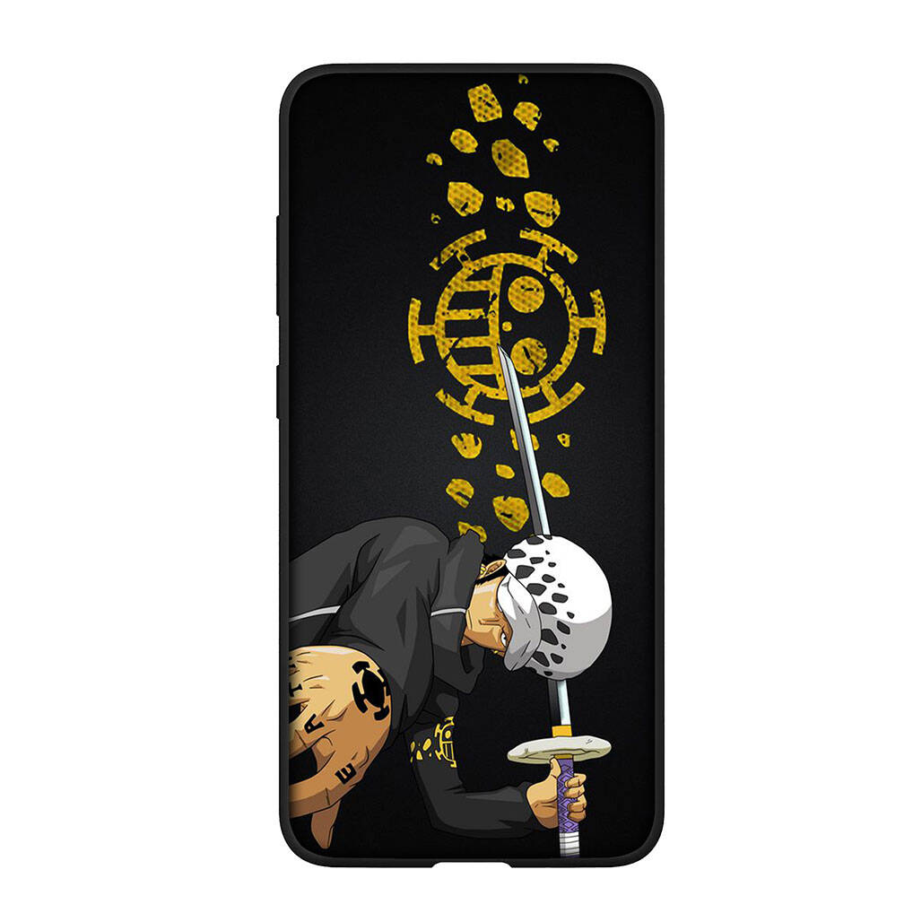 For Samsung Galaxy S25 S24 S23 iPhone 17 16 15 Xiaomi Redmi Note 14 13 12 11 Plus Pro Max Case Anime Trafalgar Law Luffy One Piece OPPO Huawei Cover