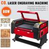 80W CO2 Laser Engraver 20x28in Engraving Cutting Machine Ruida 7050 W/ Parts