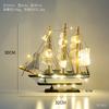 Creative Sailing Model Figurines Living Room TV Cabinet Wine Cabinet Office Table Miniatures Luxury High-end Decor Statua FYFM