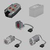 Building Blocks Science Kit with Motor, Battery Box, Remote Control & Receiver