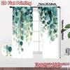 2pcs   2D FLAT PRINTING Curtains (Without Rod) Eucalyptus Bliss Popular Minimalist Curtains Versatile 100% Polyester Curtains