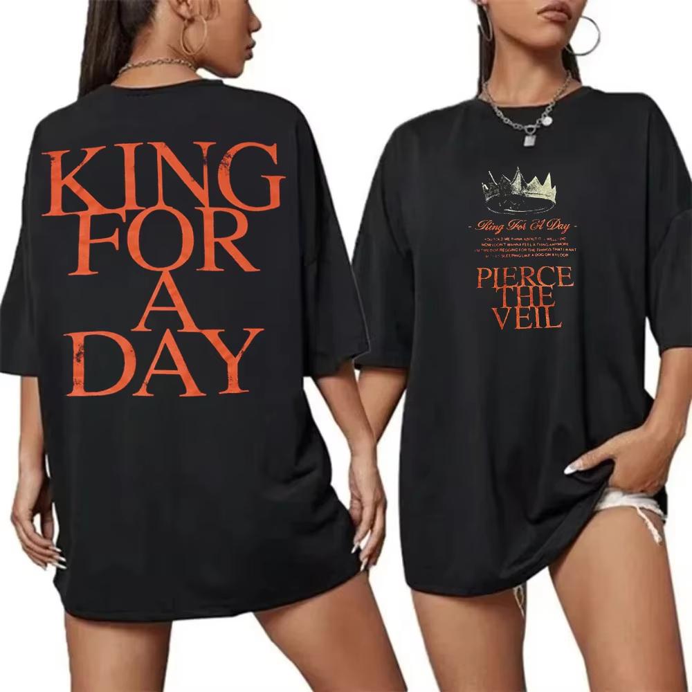 Pierce The Veil Vintage T-Shirt Rock Concert Merch retro Graphic Tee Alternative Metal Music Apparel S