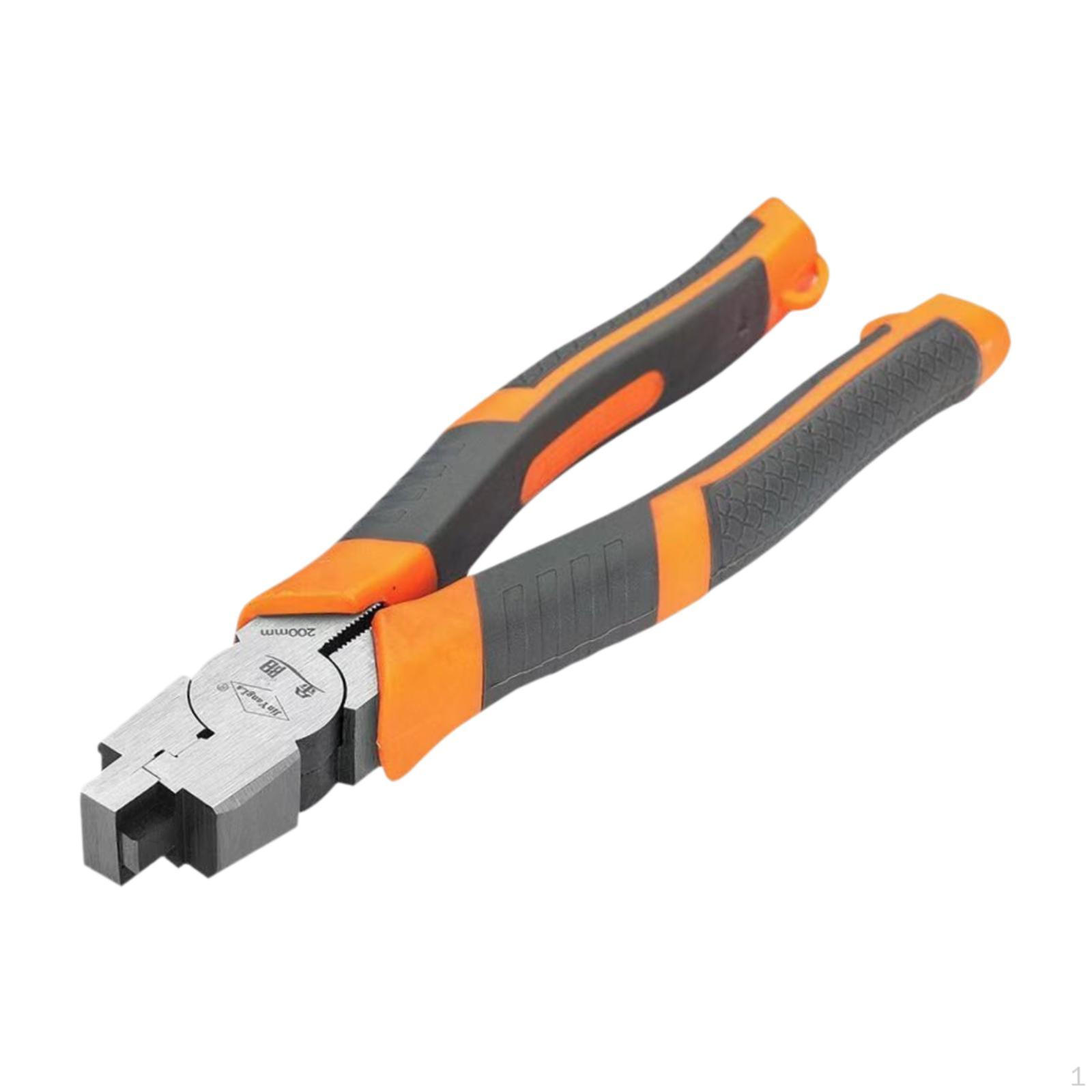 

Дренажные декоративные плоскогубцы с квадратным отверстием, ручные ножницы, многофункциональные пазовые соединения Cut Width 10 mm