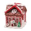 Festive Gatherings Christmas House Pendant Festive Ornament Charming Clay House Ornament 8*8*8cm Delightful Addition
