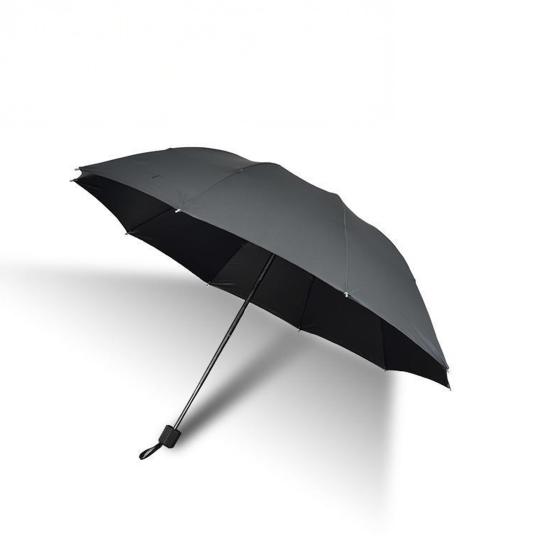 Ombrello Pieghevole Portatile a 12 Stecche, Leggero con Ampia Cupola per Sole e Pioggia, Antivento Protezione Solare UV, Ombrello da Viaggio per 2 Persone