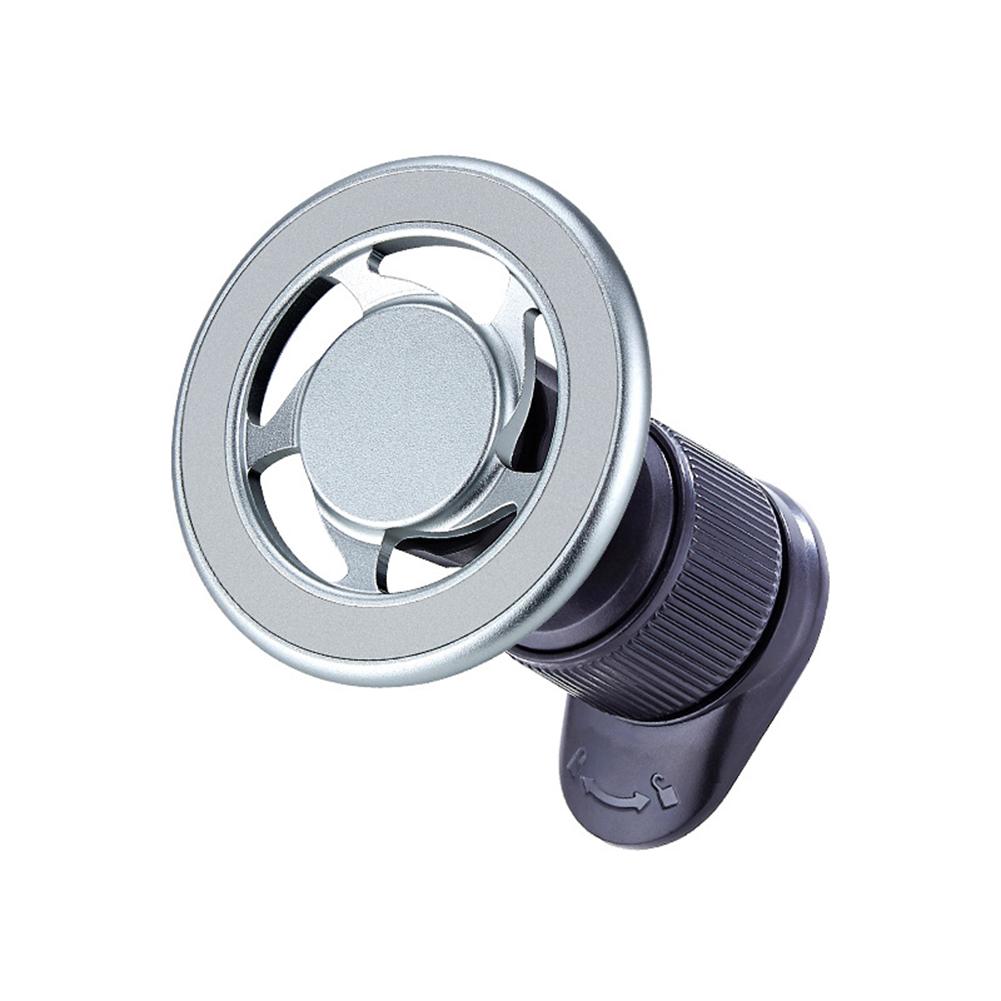 

Hands-free Usage 360 Rotation Bracket Air Outlet Holder Strong Adhesion As Shown In The Figure Circular Design Silver