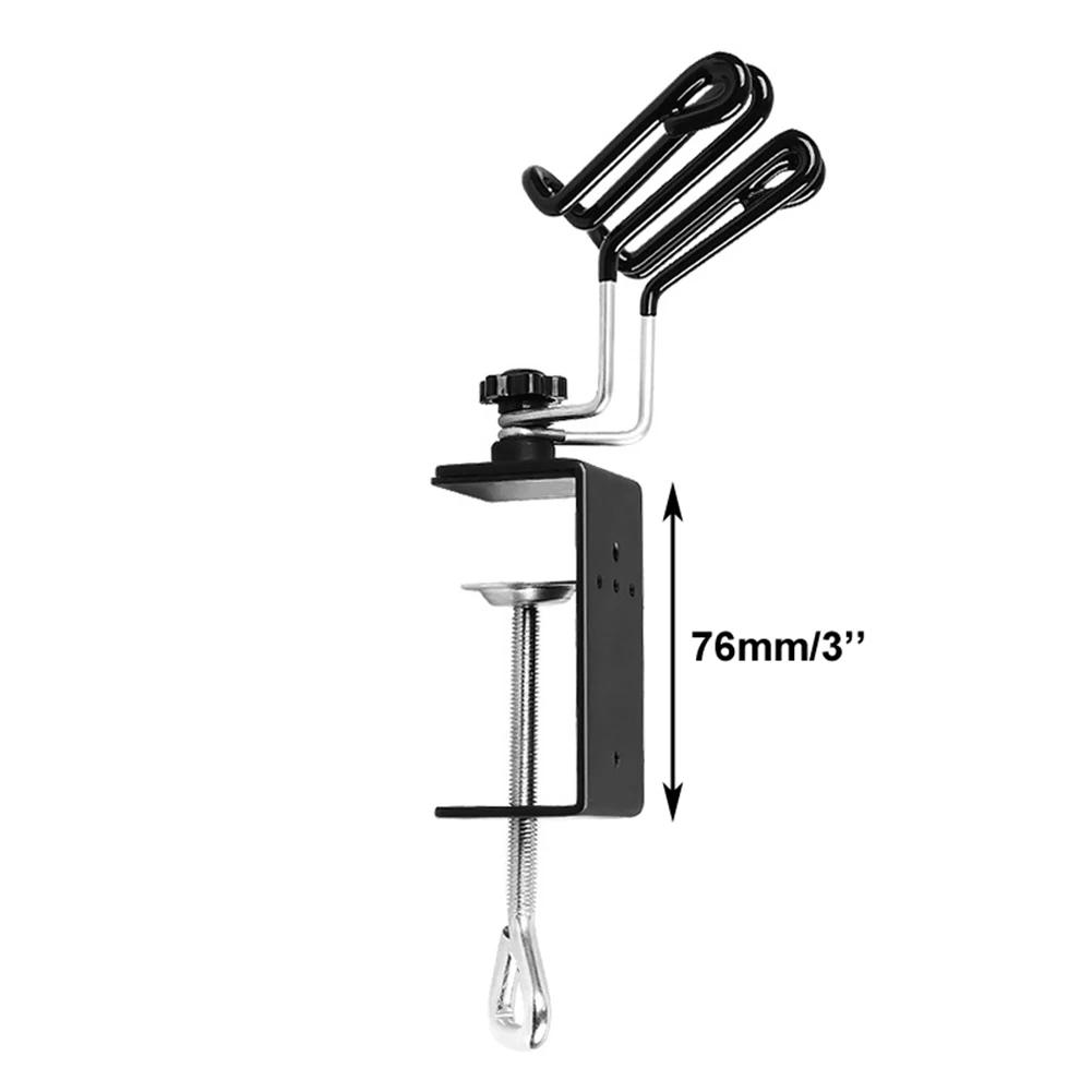 Airbrush Holder Stand Clamp Airbrush Bracket Tool Tabletop Bench Station Swivel Bracket Fixed Table Clamp Type Bracket Holder