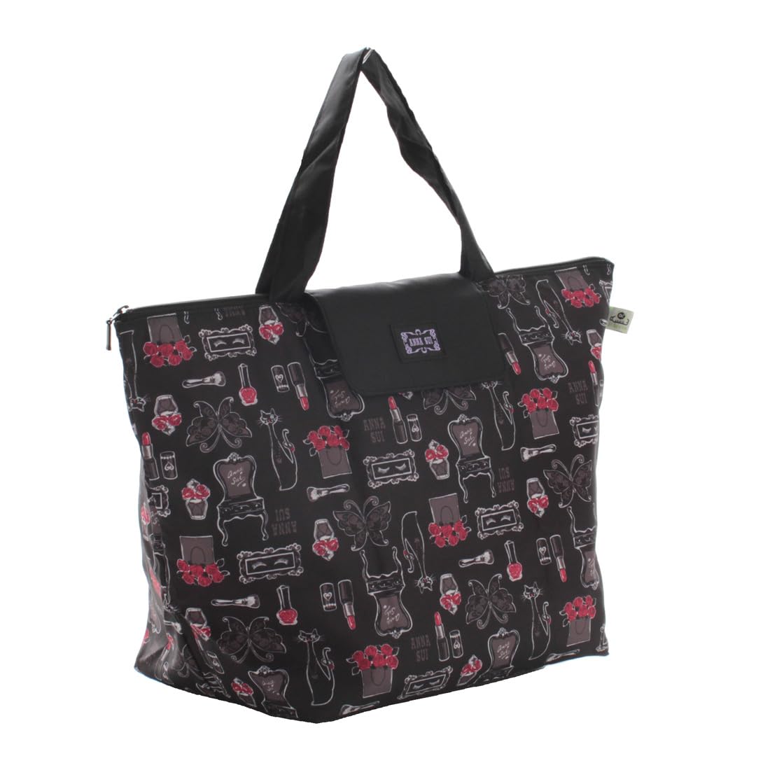 

Эко-сумка My Bag Cosmetics Черная SUI [ANNA SUI] (Отсрочка) На молнии (В упаковке) [АННА 000298-0002-01] чёрный