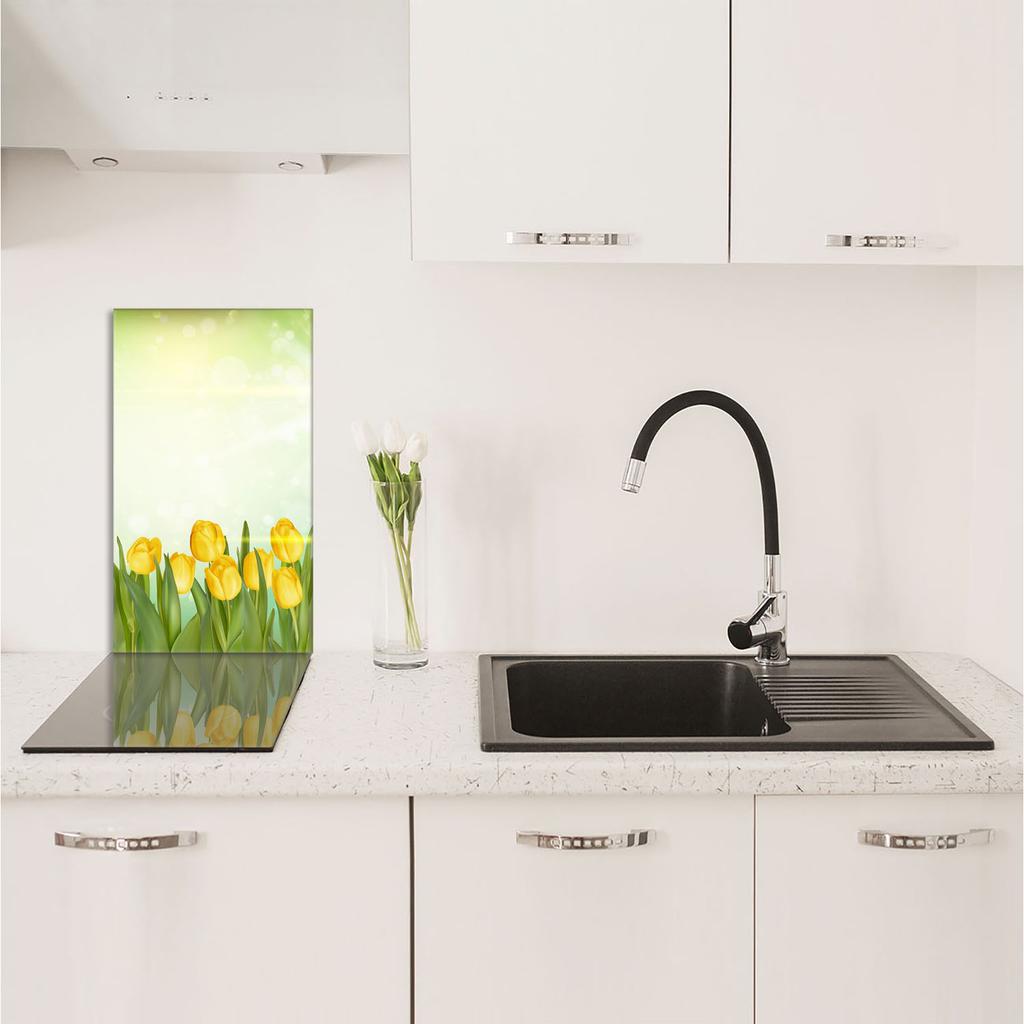 SZKLANA DESKA DO KROJENIA 30x52 Tulipany