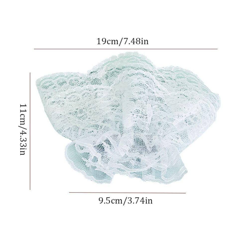 Comfortable Lace Ruffled Wrist Detachable Fake Sleeves Cuffs  Daily Accessory