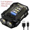 LED Keychain Portable EDC Flashlight Work Light Type-C Rechargeable Mini Torch Camping Pocket Lantern Outdoors Portable Lantems