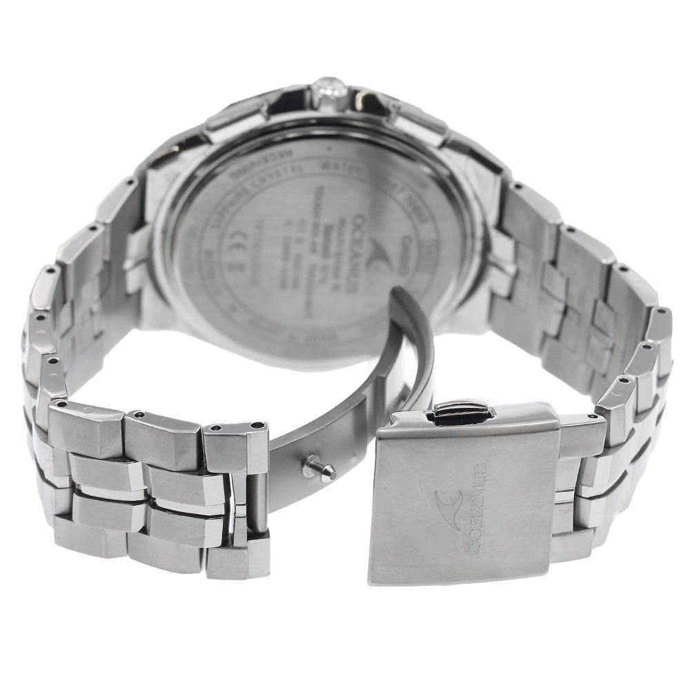 Used Casio CASIO OCW-S5000E-1AJF Oceanus Manta Bluetooth Solar Radio Men's With Box and Warranty_943281