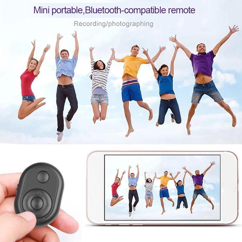 Bluetooth Camera Remote Control for iOS/Android Phones Click Photos & Videos, Mini Wireless Phone Mobile e-Book Page Turner
