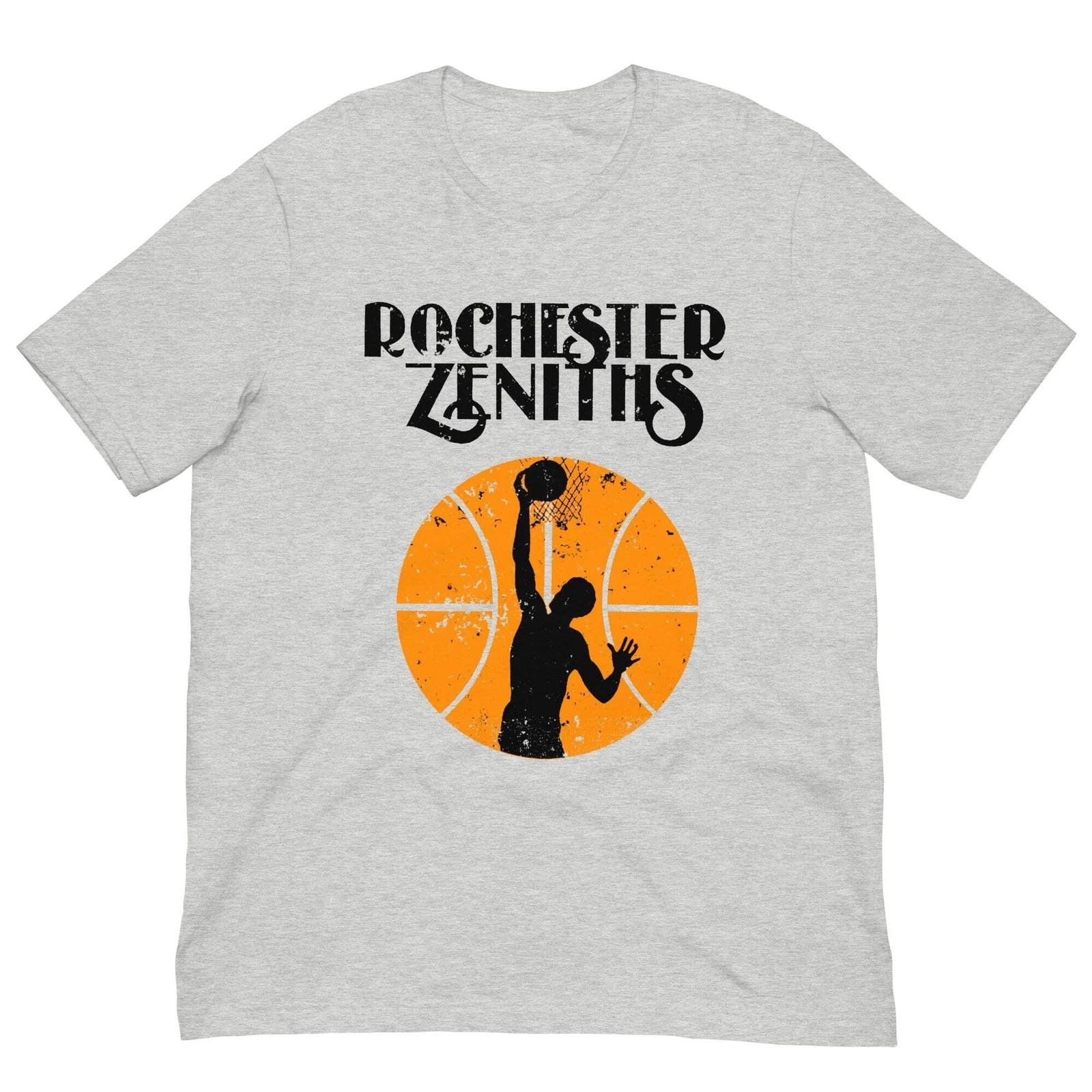 Retro Vintage T Shirt Rochester New York Basketball Graphic Tee For Men Women 4XL