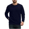 Men's Fleece Crew Neck Sweatshirt Casual Long Sleeve Pullover Winter Thick Warm Hoodie Jacket