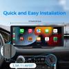 GPS Navigation for Car 10Inch Portable Wireless Carplay Android Auto Screen AR Stereo Audio Receiver Mirror Link