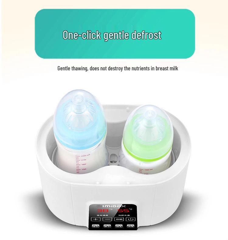 Cross-Border Dual Bottle Warmer: Multifunctional Milk & Baby Food Heater with Thawing & Constant Temperature Features