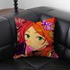 1pc Hinata Aoi Pillow Case Fashion Square Pillowcase Bedroom Sofa Room Ins Decoration Leisure