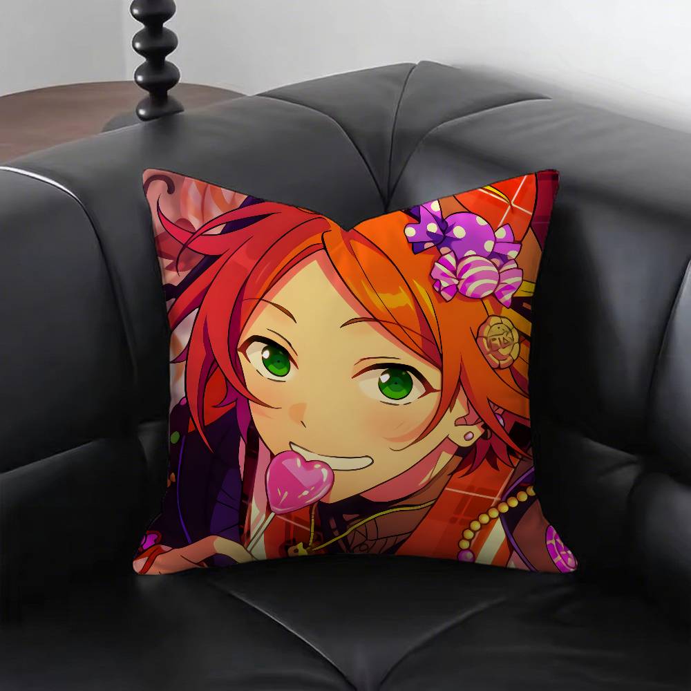 1pc Hinata Aoi Pillow Case Fashion Square Pillowcase Bedroom Sofa Room Ins Decoration Leisure