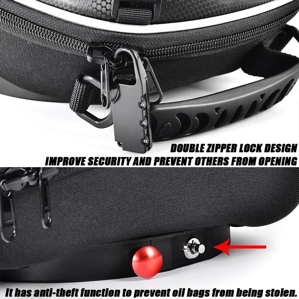 For Honda CB500X 2013-2018 CB500F 2016-2024 CBR500R 2016-2024 VFR1200X Crosstourer 1200 2014-2020 Quick Lock Fuel Tank Bag Lugga