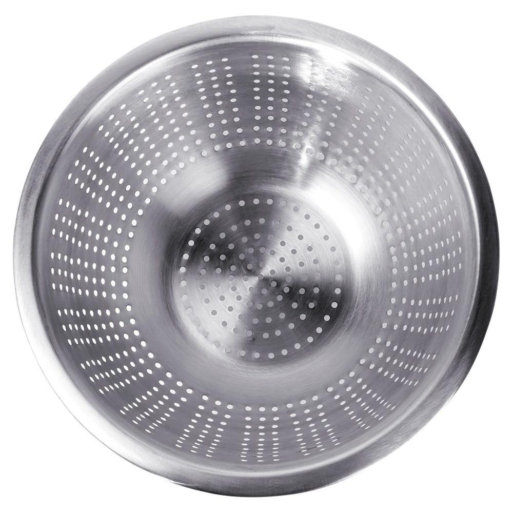 Steel Kitchen Colander Strainer for Straining Vegetables and Fruits 24 cm